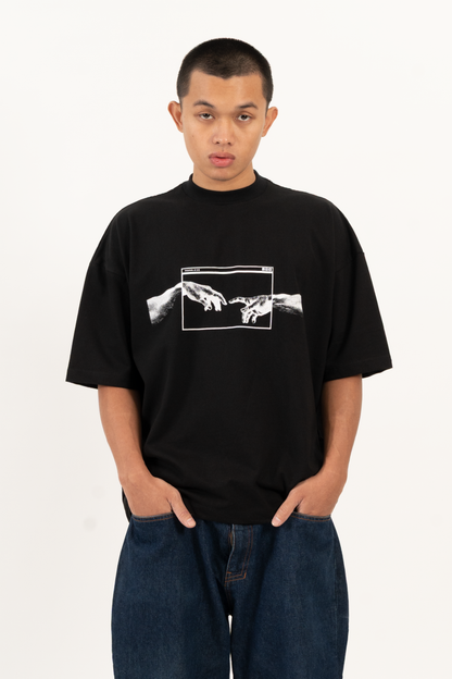 "DIGITAL TOUCH" TEE IN DARK