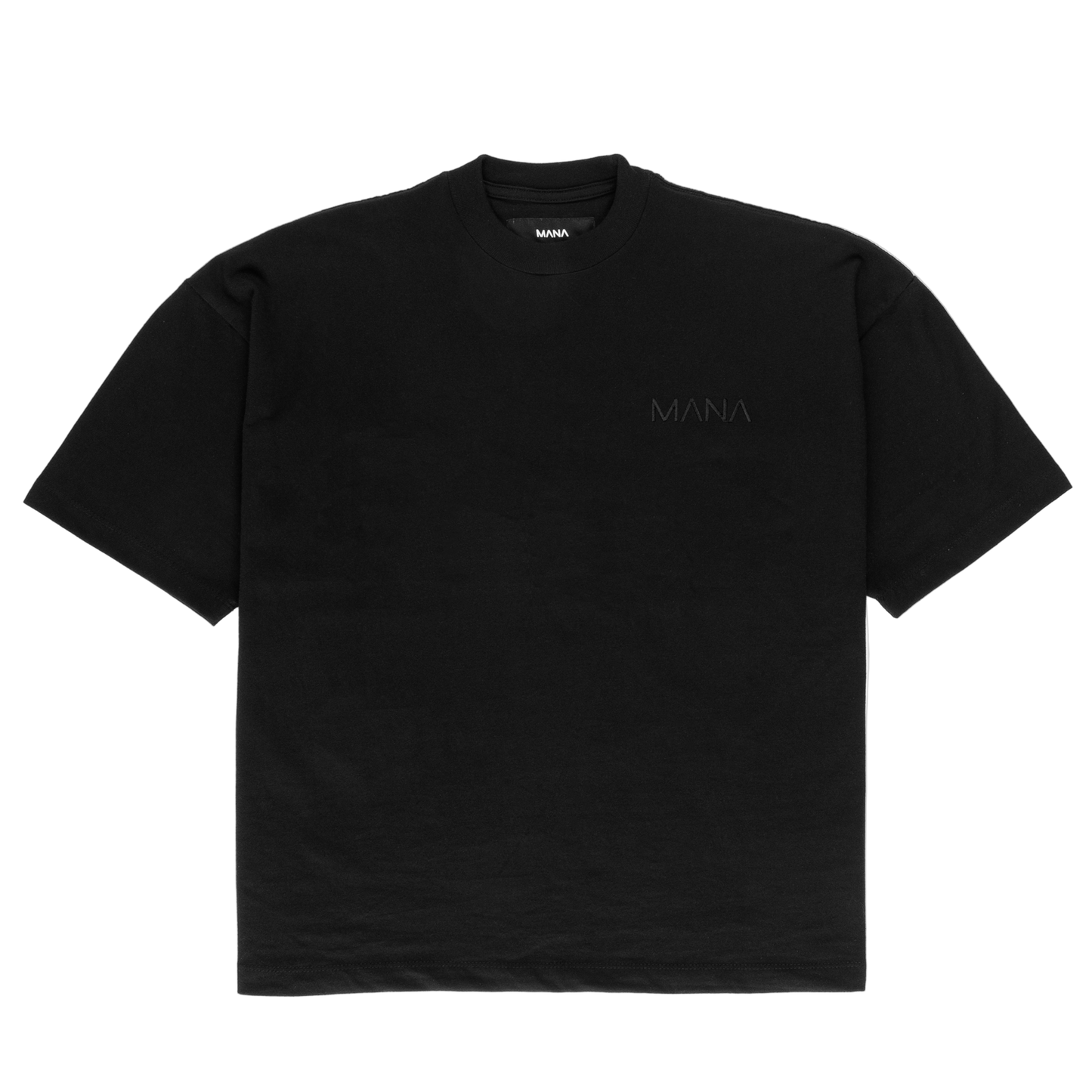 BLACK SIGNATURE TEE IN DARK